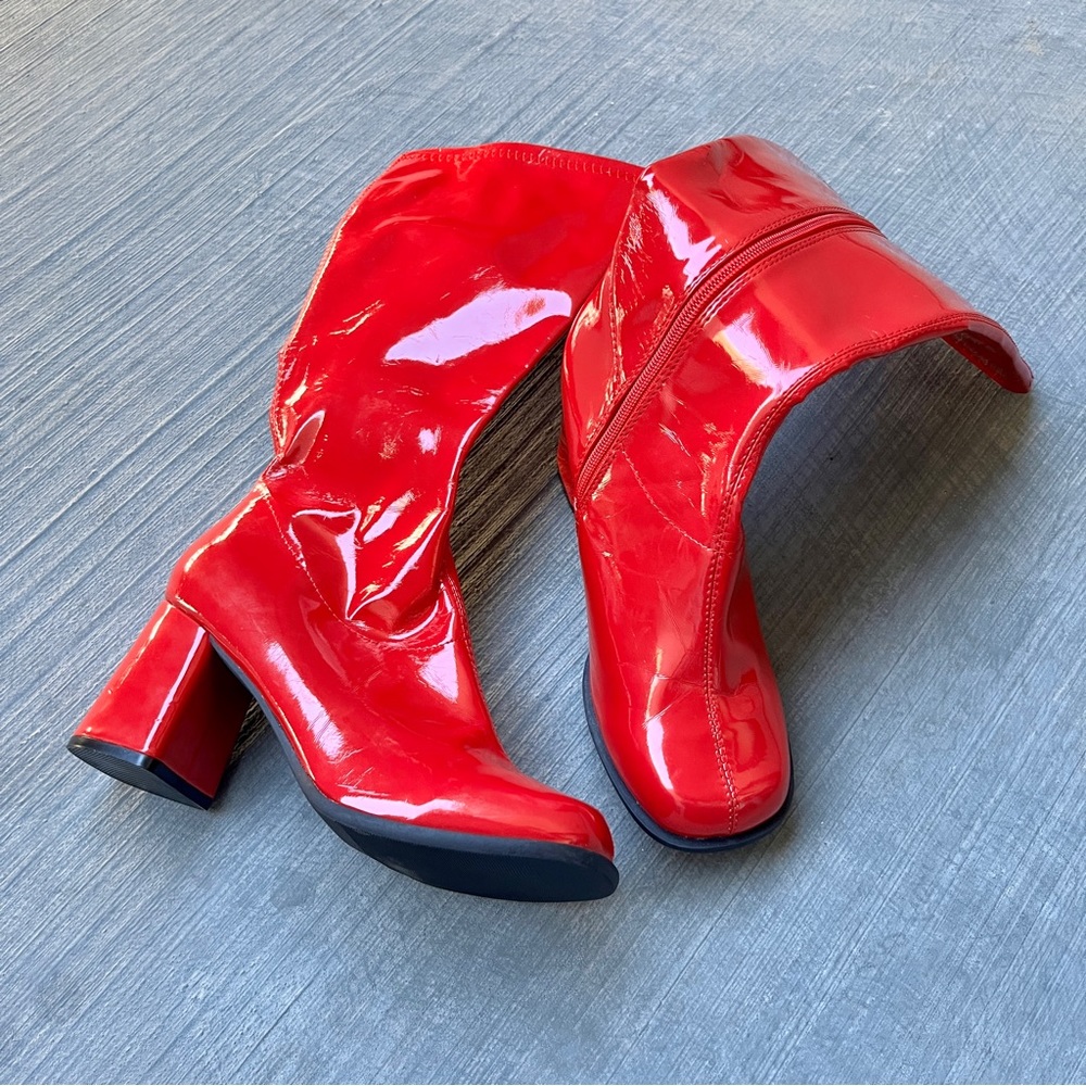 Cherry Red Go Go Boots 🍒